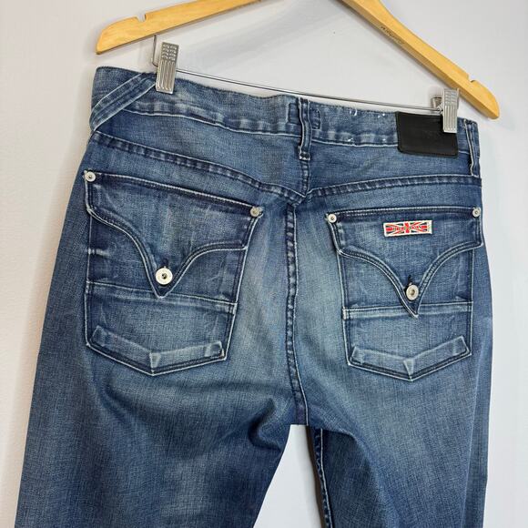 Hudson Jeans Men's Beau Micro Bootcut Jean Flap Pocket Jean Strat Men's 34 - Picture 7 of 13